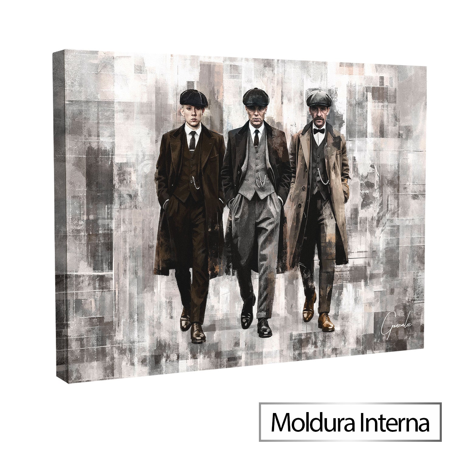 Peaky Blinders Grid Art - Vintage Movie Wall Art for Mancave - Image 8