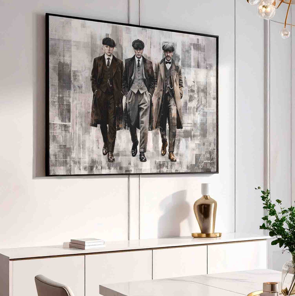 Peaky Blinders Grid Art - Vintage Movie Wall Art for Mancave - Image 7