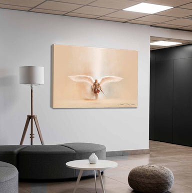 Minimalist religious art designed for transitional and modern interiors