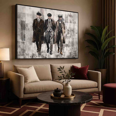 Peaky Blinders Grid Art - Vintage Movie Wall Art for Mancave - Image 6