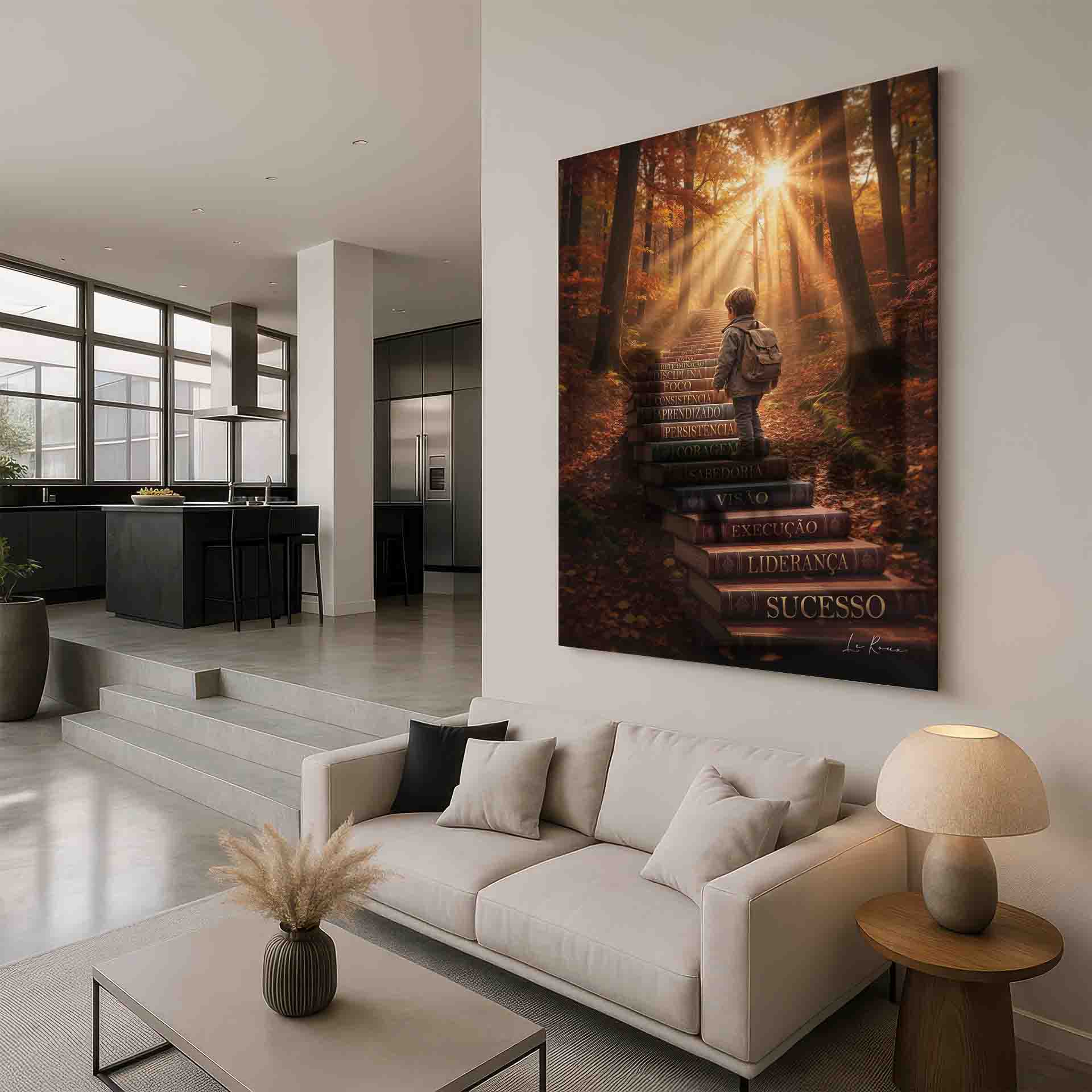 Ideal decor for a home office, study, or living room