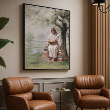 Christ the Fountain of Knowledge Wall Art - Religious Painting - Image 6