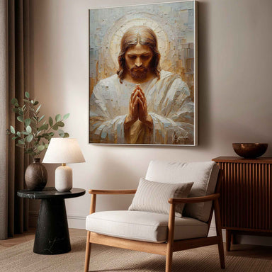 Centered composition ideal for living rooms, studies, or meditation spaces.