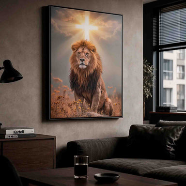 Wall art suitable for rustic or traditional decor featuring spiritual imagery