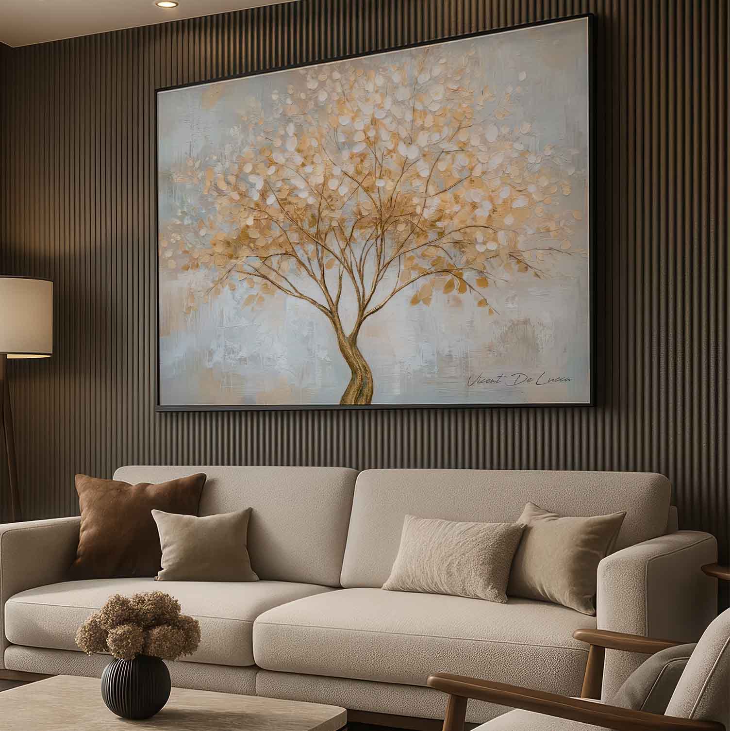 Modern wall art exploring nature-inspired theme, ideal for minimalist decor