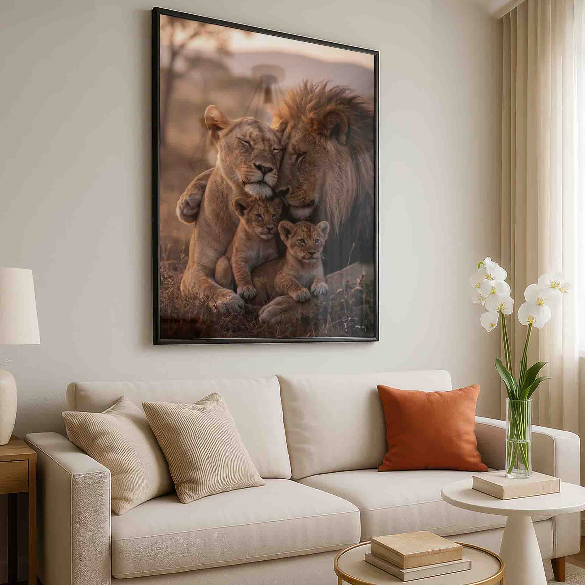 Wild Union Frame - Lion Family Wall Art - Image 5