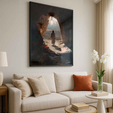 Inspirational religious art focusing on spiritual ascent and inner serenity.