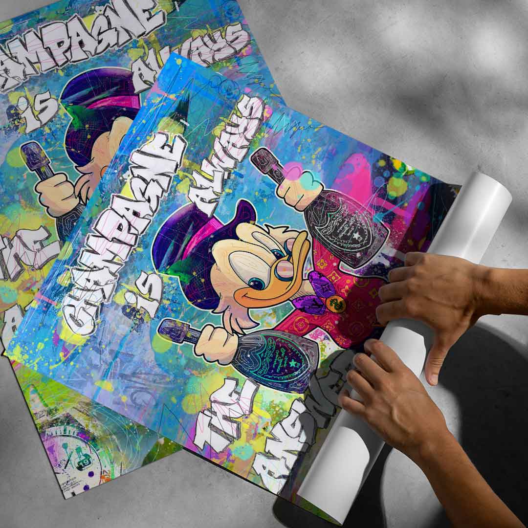 Scrooge McDuck World - Pop Graffiti Poster Wall Art - Image 5