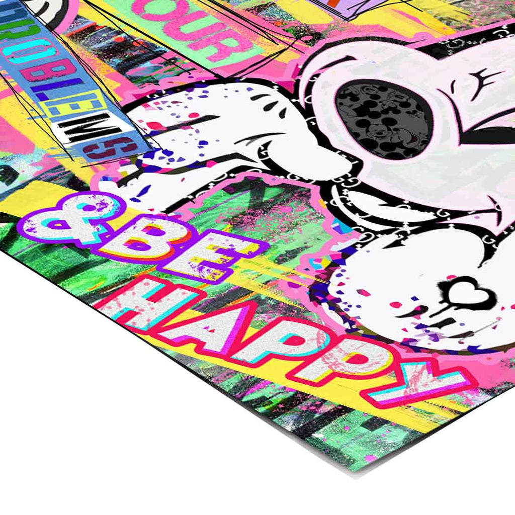 Cheeky urban pop art poster suitable for modern living spaces