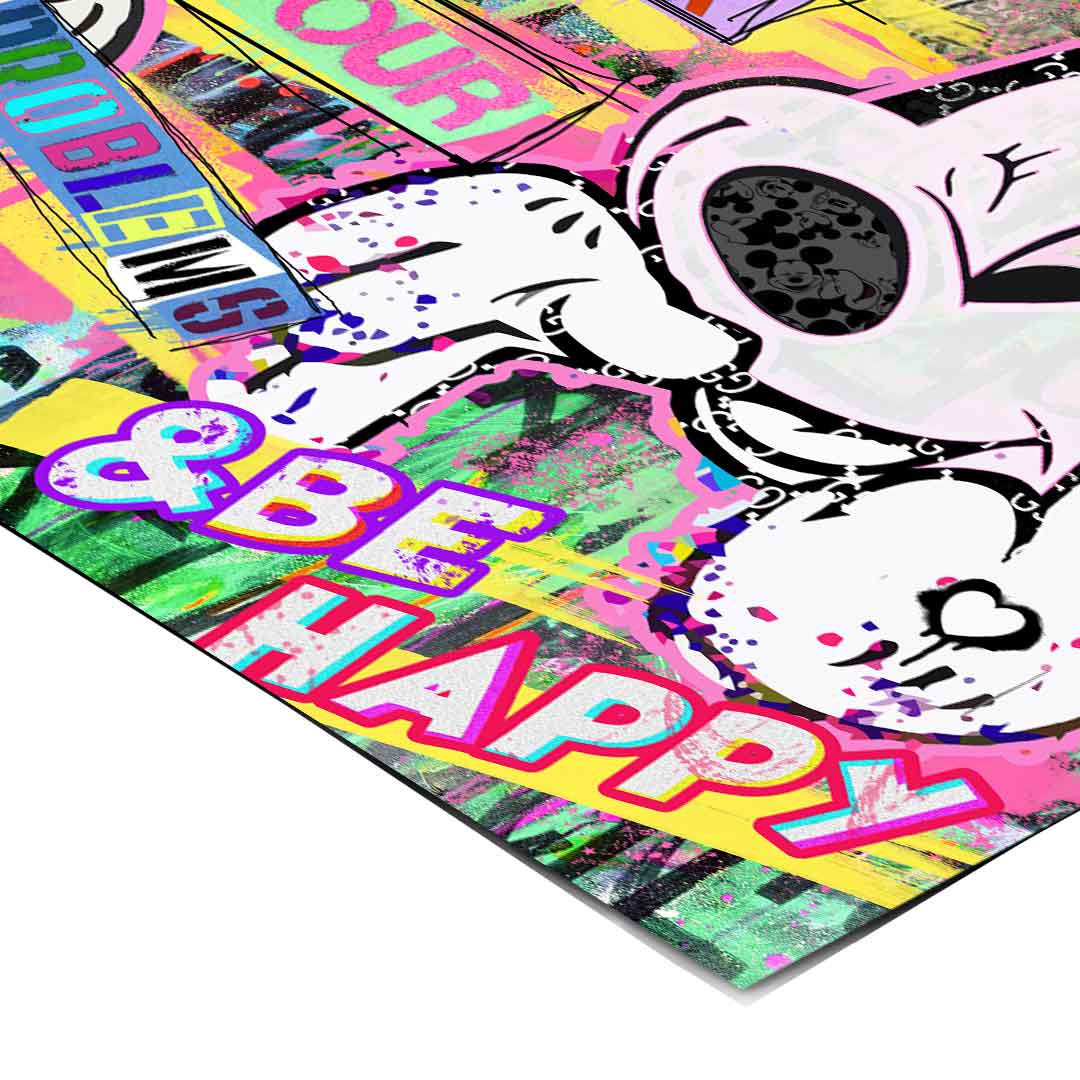 Cheeky urban pop art poster suitable for modern living spaces