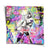 Square poster featuring a neon Pop Graffiti collage with Axl Rose center stage and icons like David Bowie, Freddie Mercury, Marilyn Monroe, Bob Marley, and the Pink Panther.