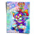 Vibrant graffiti-inspired Tom and Jerry wall art with neon color splashes