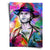 Vibrant Pop Art portrait of Terrence wearing a hat with a bold, colorful abstract background.