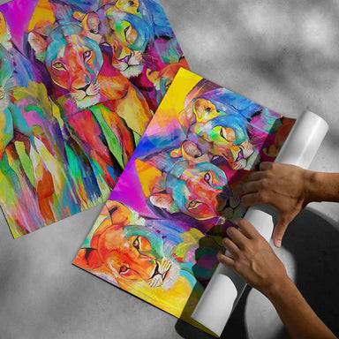 Eclectic living room wall art suitable for kids' spaces and contemporary interiors