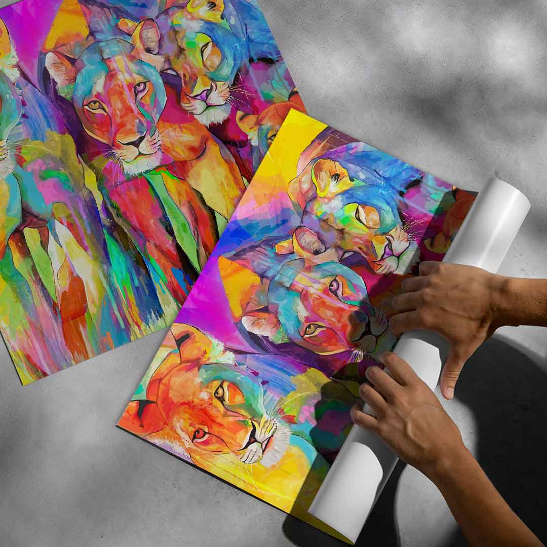 Eclectic living room wall art suitable for kids' spaces and contemporary interiors