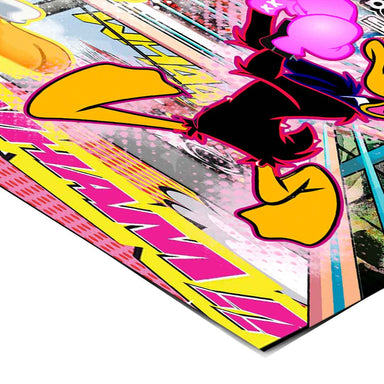 Dynamic boxing scene suitable for kids spaces and game rooms