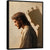 Contemplative Jesus Christ portrait with crown of thorns in warm earthy tones and strong chiaroscuro.
