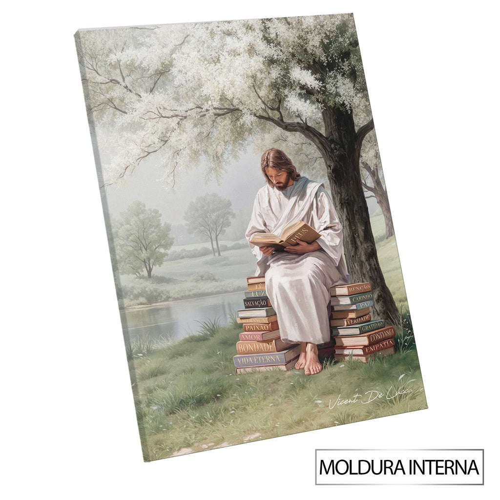 Christ the Fountain of Knowledge Wall Art - Religious Painting - Image 8