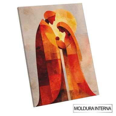 Warm-toned religious wall art ideal for living rooms and meditation spaces.