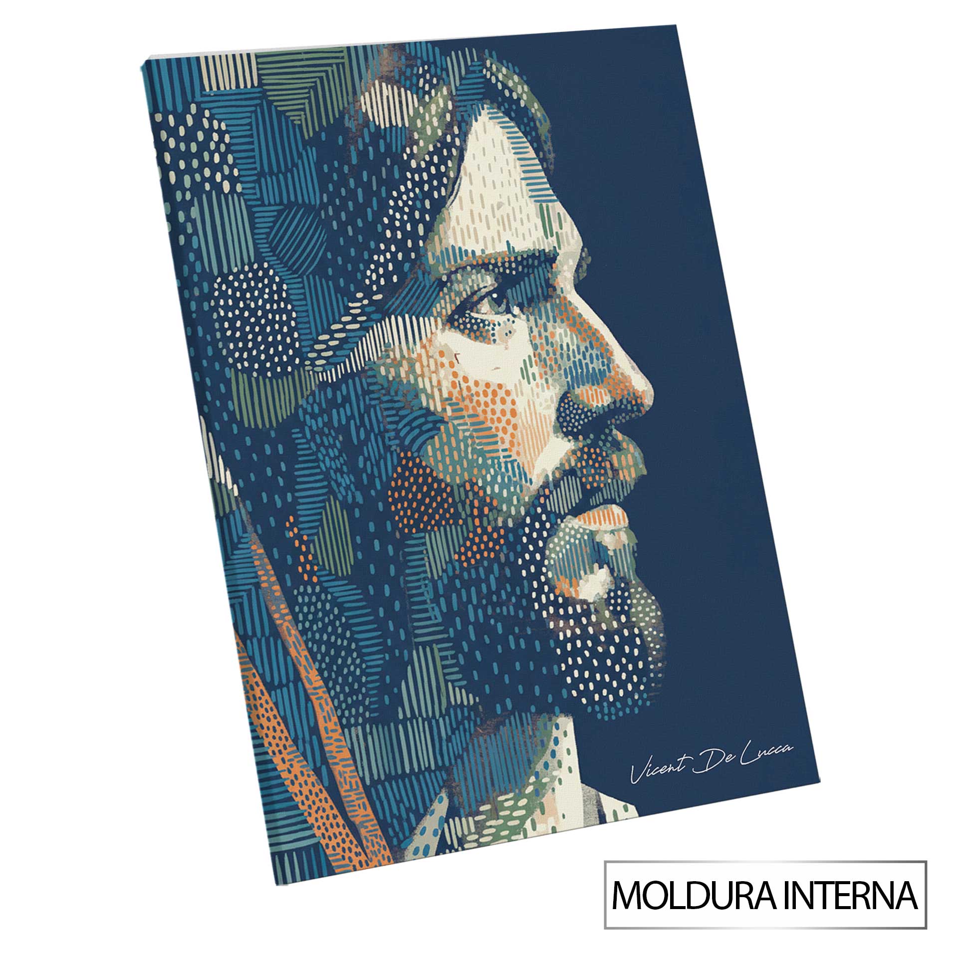 Elegant religious art piece suitable for contemporary interiors and focal wall displays.