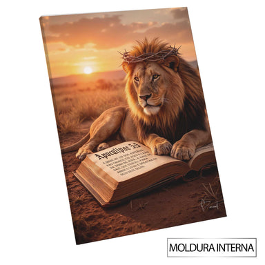 Decorative art piece suitable for study or bedroom with faith and nature themes.