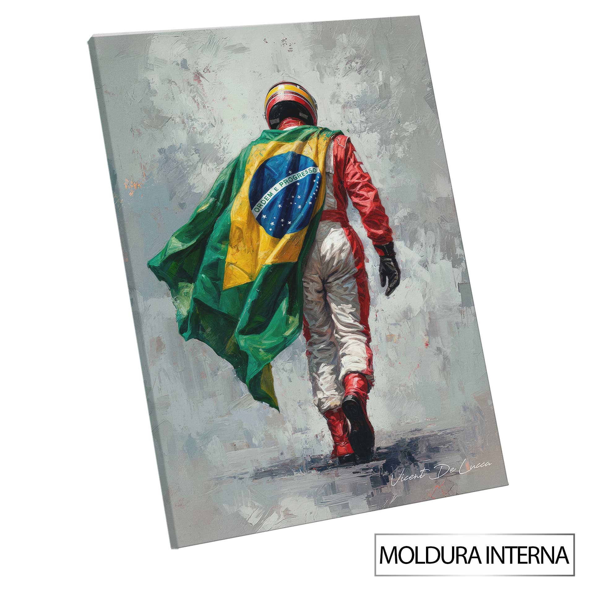 The Brazilian Hero Painting described as hero/icon style wall art