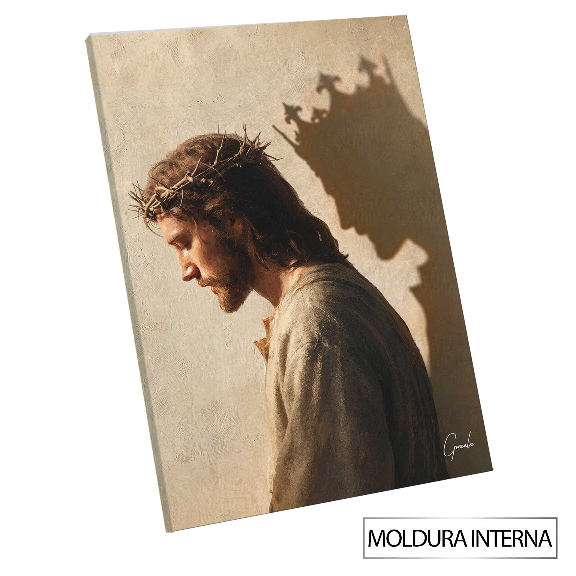 Calm, reverent depiction of Jesus Christ for devotion spaces.