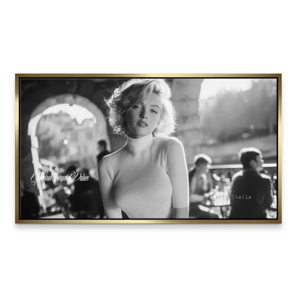 Marilyn Monroe Italy Canvas Wall Art - Image 7