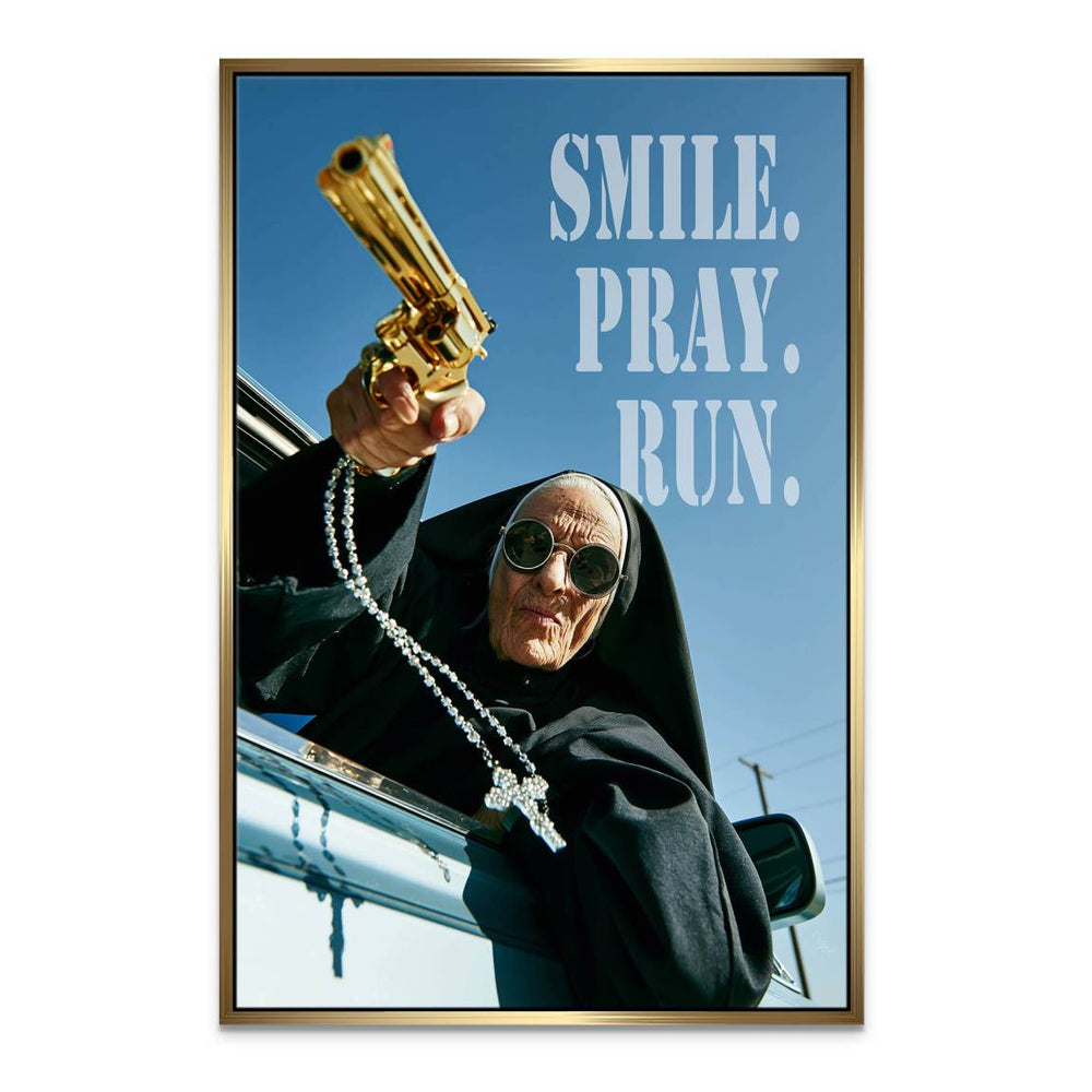 Rebel Nun Canvas Print - Pop Art Wall Art - Image 5