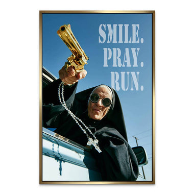 Rebel Nun Canvas Print - Pop Art Wall Art - Image 5