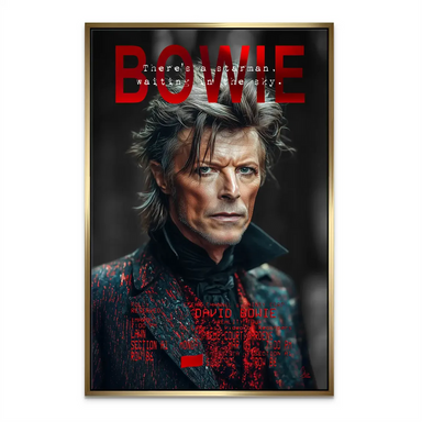 Bowie Starman Canvas Wall Art - David Bowie Portrait - Image 6