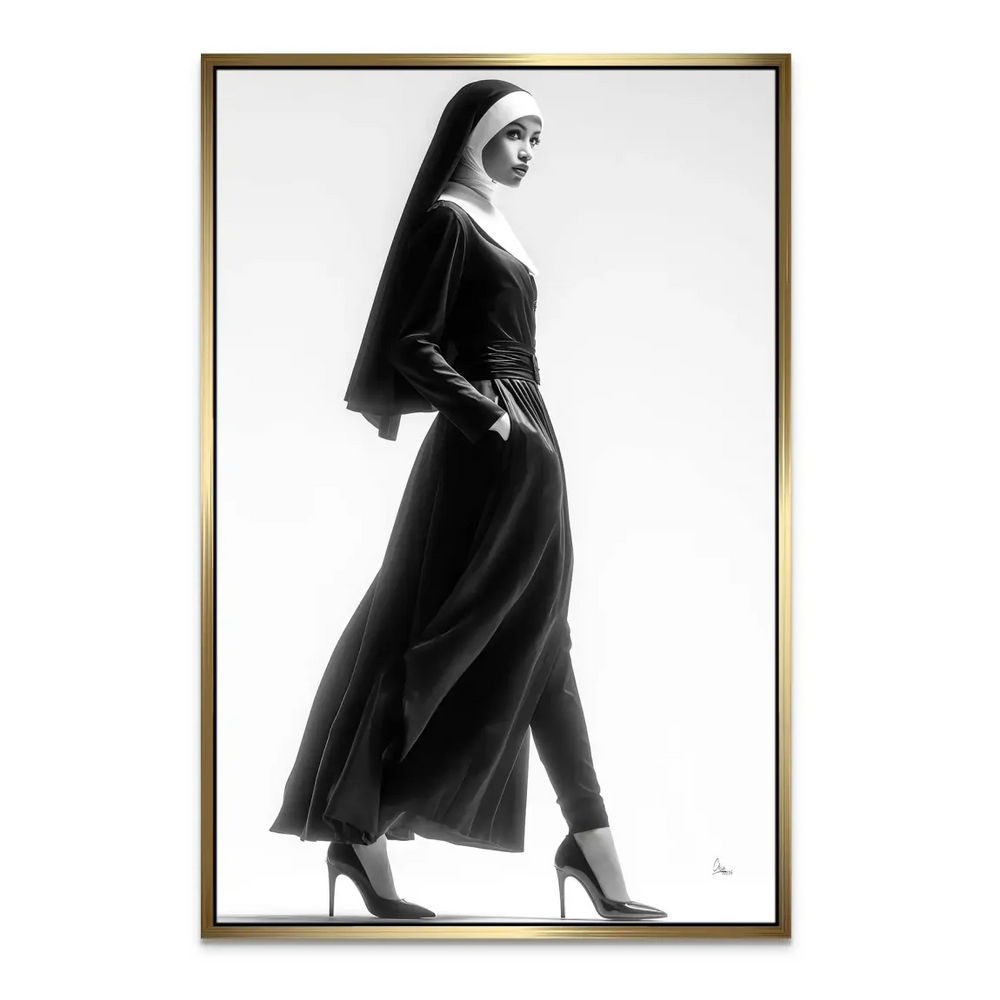 Contemporary fashion photography art with empowerment theme