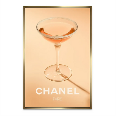 Chanel Glam Cocktail Canvas Print - Fashion Wall Art for Chic Spaces - Image 4