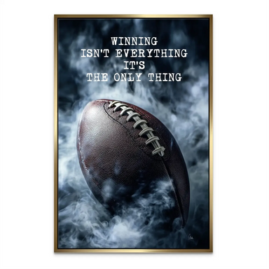 Dynamic sports canvas art with high contrast and modern design.