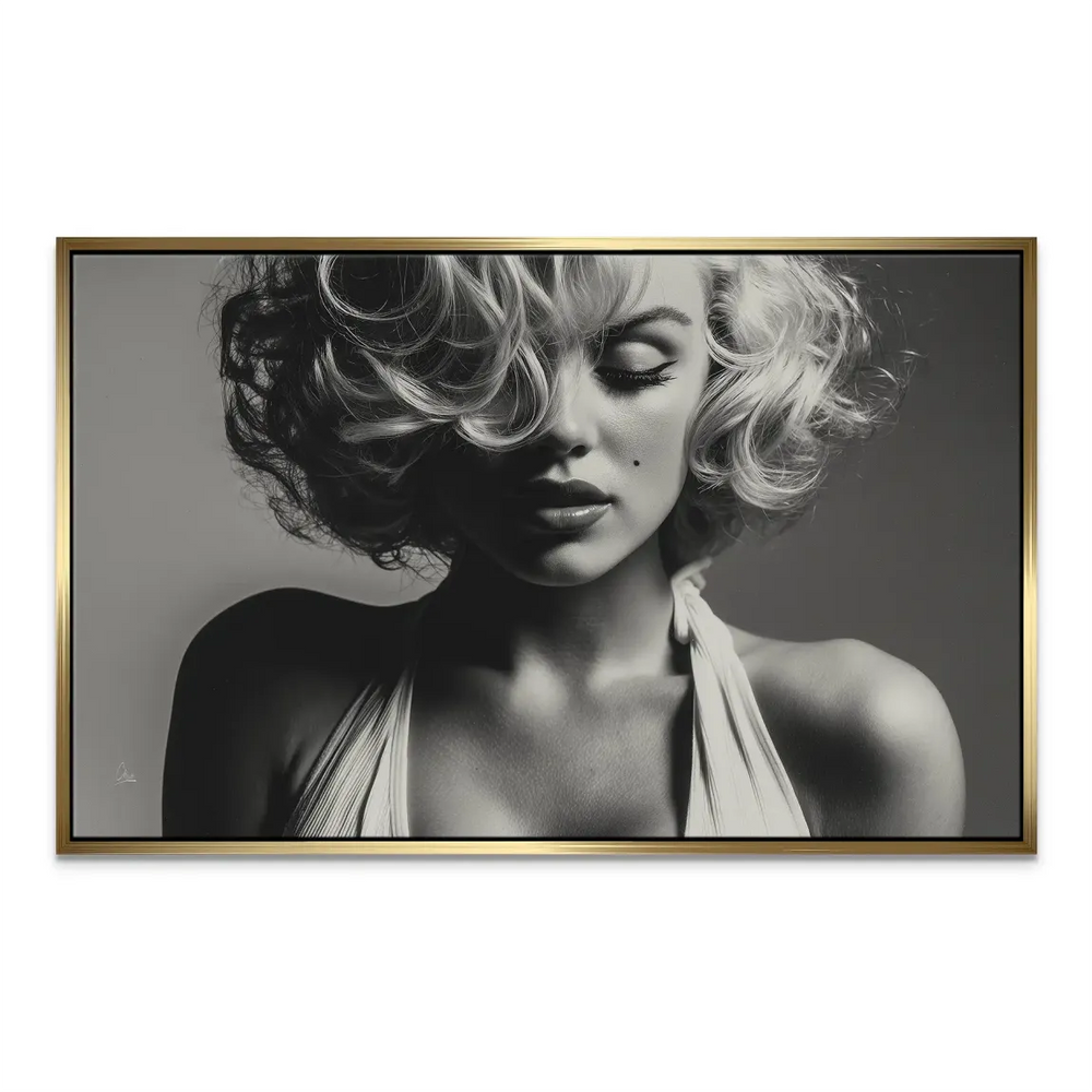 Marilyn-Inspired Calming Canvas Wall Art - Vintage Fashion Portrait - Image 4