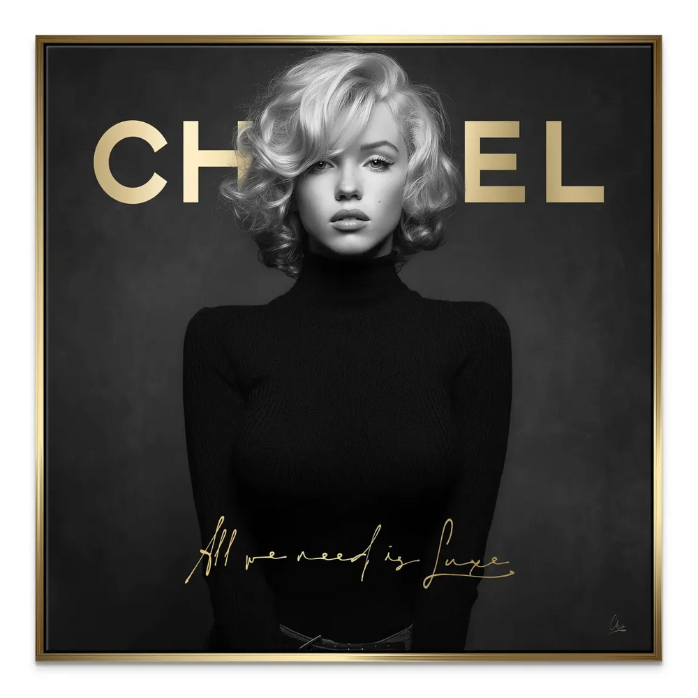 Celebrity pop art wall art ideal for glam interiors