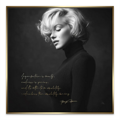 Marilyn Monroe Diva Canvas Portrait Vintage Fashion Wall Art - Image 4