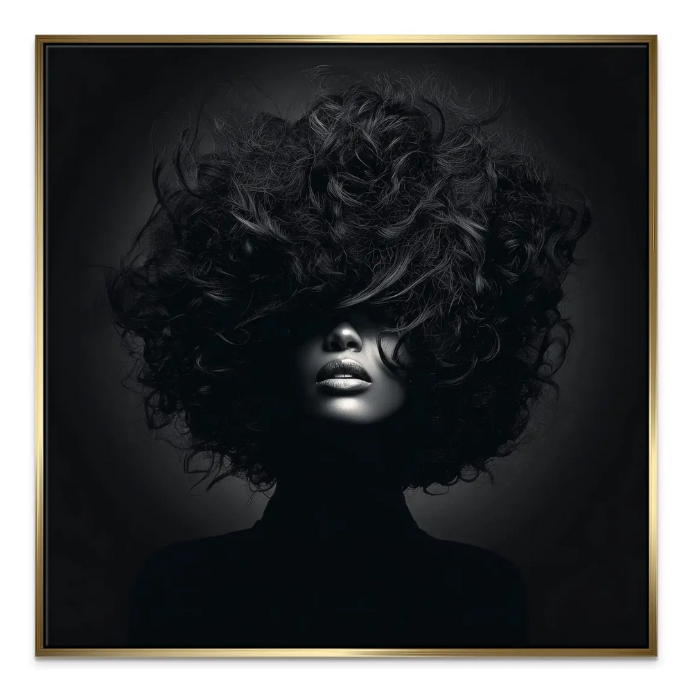 Square-format canvas print styled for contemporary bedrooms and living rooms.