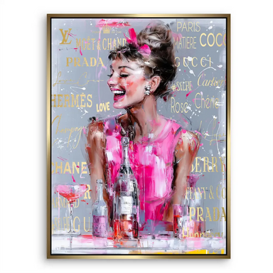 Vibrant wall decor ideal for living rooms and bedrooms with a stylish, celebratory mood.