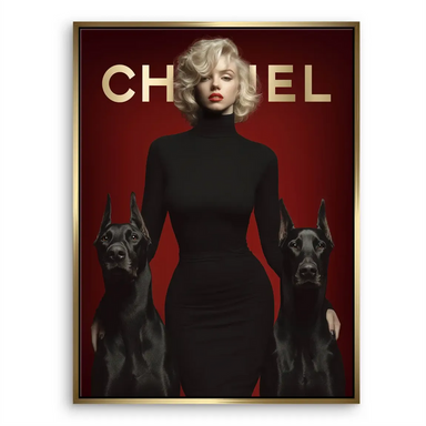 Marilyn Red Coco Canvas Print - Luxury Pop Art Wall Art - Image 6