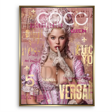 Marie Antoinette Pop Art Canvas - Glam Wall Art - Image 5