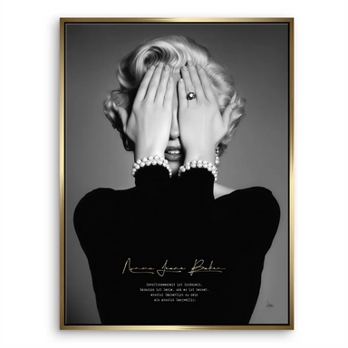 Marilyn Monroe Norma Jeane Canvas Wall Art Vintage Black White - Image 6