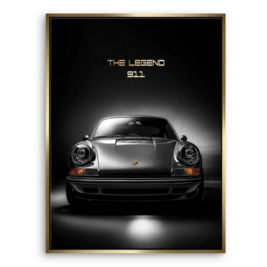 Elegant sports car wall art in monochrome tones suitable for masculine interiors