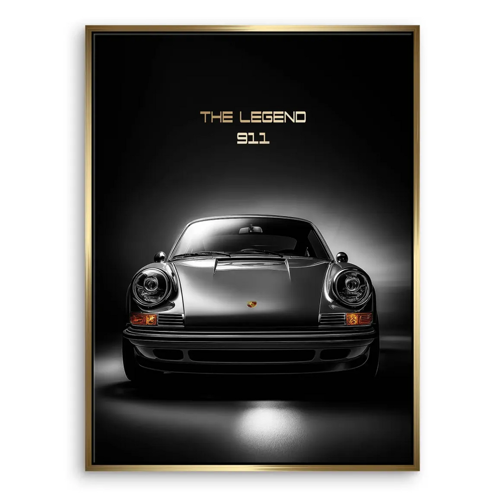 Elegant sports car wall art in monochrome tones suitable for masculine interiors