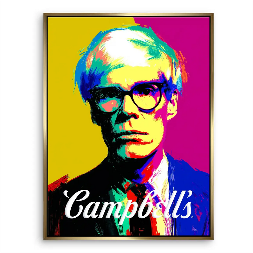 Campbell's Pop Art Canvas Print - Portrait Warhol Style - Image 5