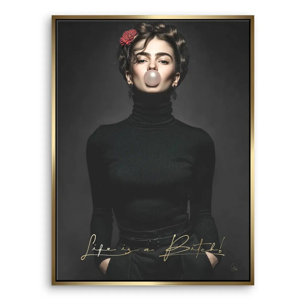 Frida Kahlo Rebel Canvas Art - Pop Art Wall Decor - Image 8