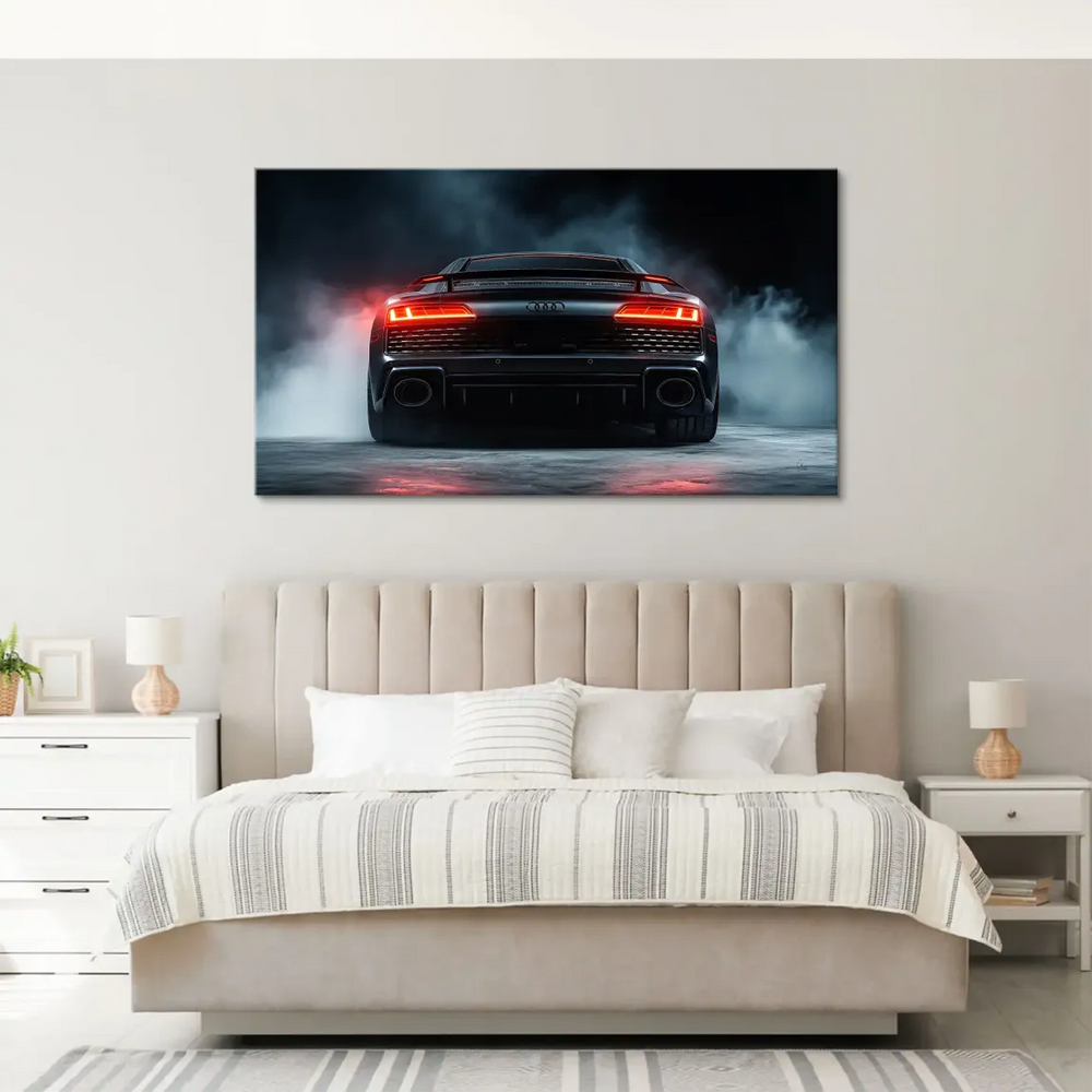 High performance car art suitable for masculine modern interiors