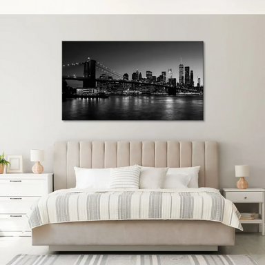 Monochrome New York City wall art suitable for modern decor