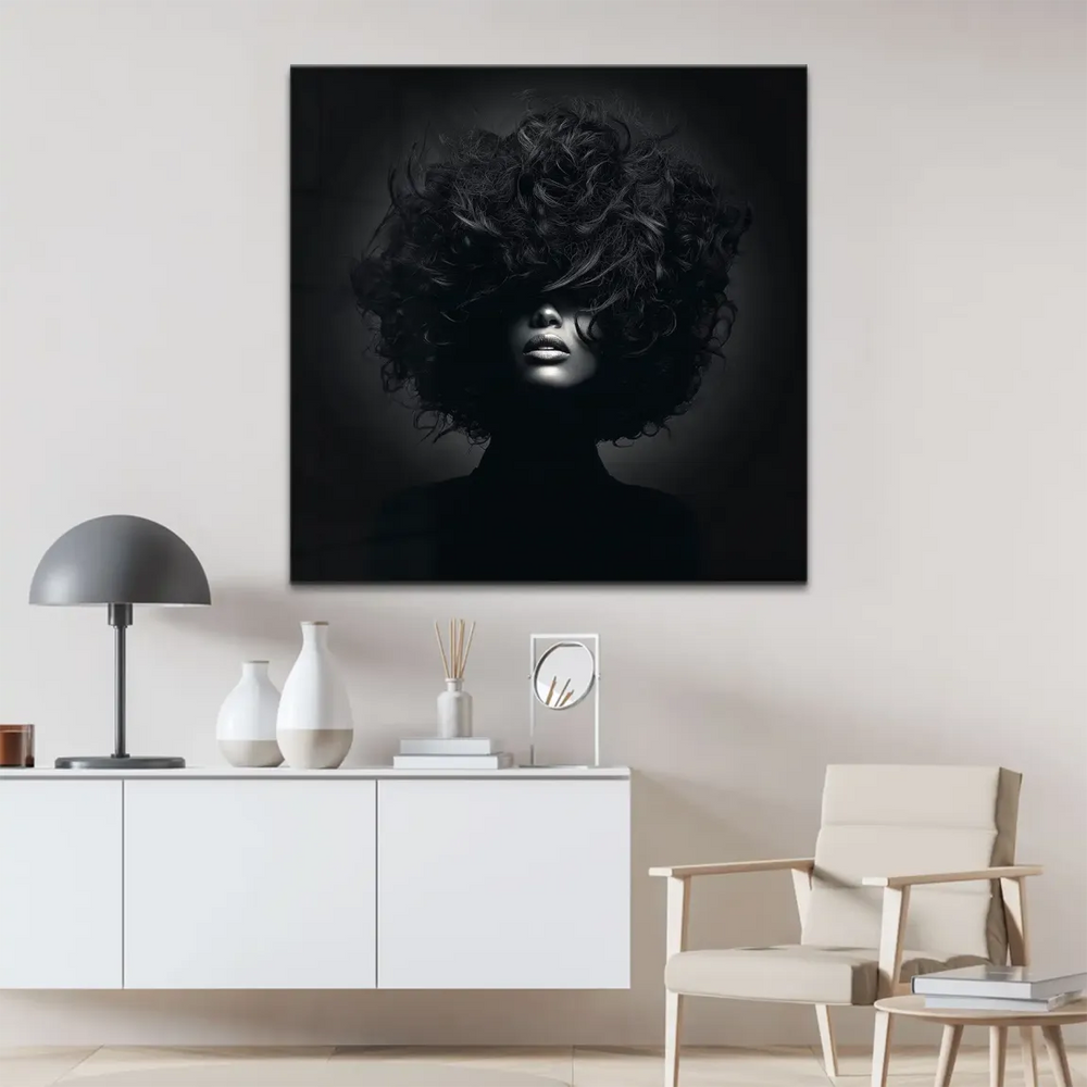 Minimalist chic wall art with bold shadows and textures, suitable for modern living spaces.