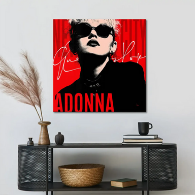 Madonna Pop Canvas Wall Art - Pop Art Portrait - Image 4